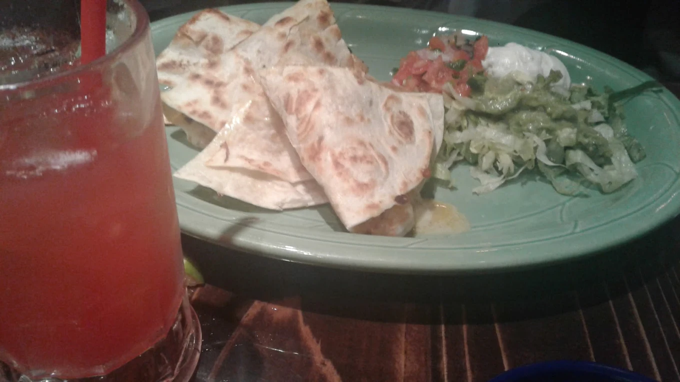 Shrimp Quesadillas - Grilled quesadillas with shrimp